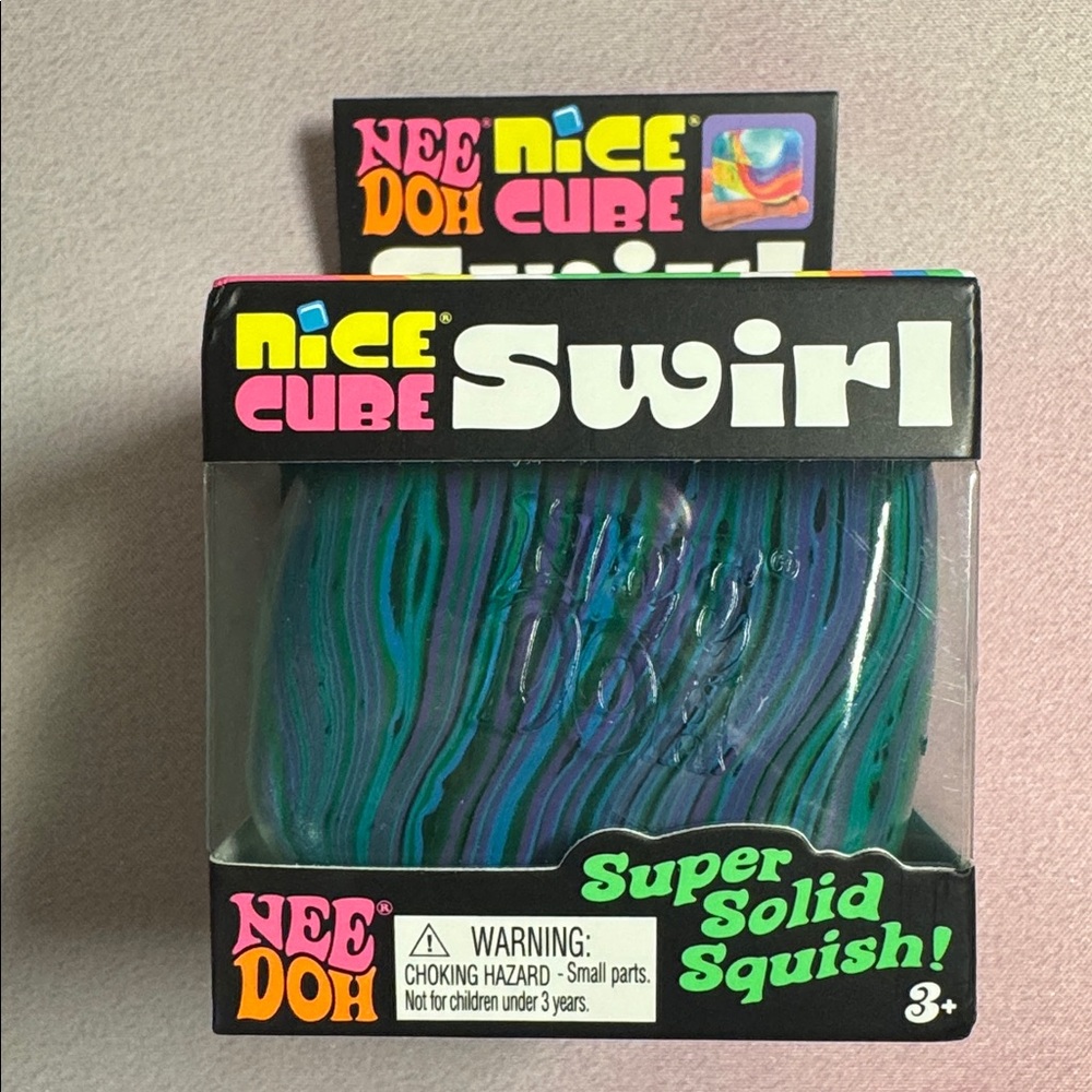 Needoh Nice Cube Swirl Squishy